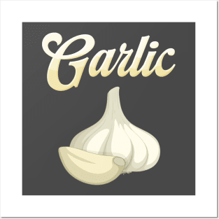 Garlic lover, Garlic Head, Garlic gift Posters and Art